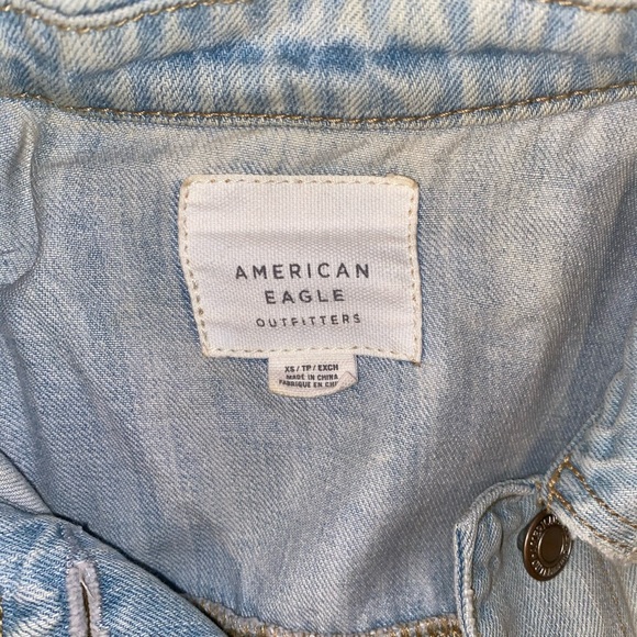 American Eagle light blue jean jacket - Picture 3 of 4